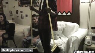 Male Teens Fool Around Together At There College Dorm Room