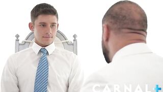 Hot - Suited Marco Napoli seduces twink in ritual interview