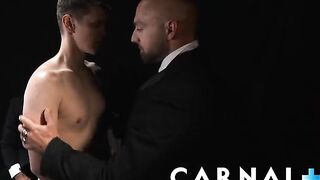 Hot Cute little Sage Roux fucked raw by hot DILF in suits