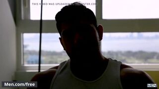 Aston Springs Rides Damien Stone's Hard Cock With His Tight