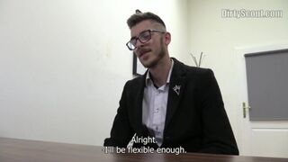 DIRTY SCOUT 165 - Newcomer With Glasses Gets A Taste Of Raw Hard Cock