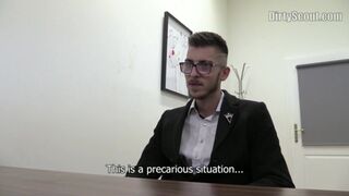 DIRTY SCOUT 165 - Newcomer With Glasses Gets A Taste Of Raw Hard Cock