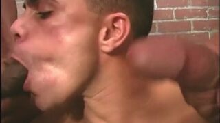 Black men sharing a latino dude