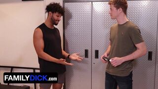 Curious Step Son Aaron Allen Joins Black Step Dad Tony Genius For A Naked Art Project - Hot