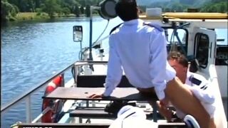Horny Sailor Gets Deep Anal Fuck From His Colleague on the Boat