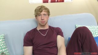 BrokeStraightBoys: Stroking My Cock For Cash