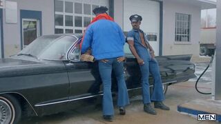 Tom Of Finland: Service Station: Bareback / MEN / River Wilson, Matthew Camp, DeAngelo Jackson