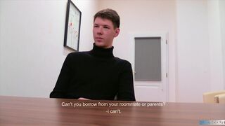 DIRTY SCOUT 228 - Amateur Skinny Twink Gets Barebacked In The Back Of The Office