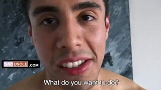 Hot Latino Teen Doesn't Mind Gay Sex For Money