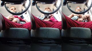 Making That Big Black Dick Feel Good in Car