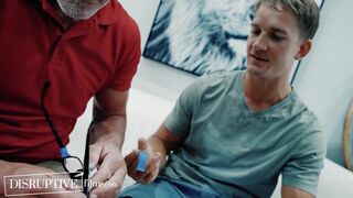 Helpful Stepdad Assists Injured Stepson in Showering & Getting Off