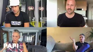 Papi - Diego Sans & Luis Rubi Watch Themselves Fuck & Review Their Scenes With The Crew Members