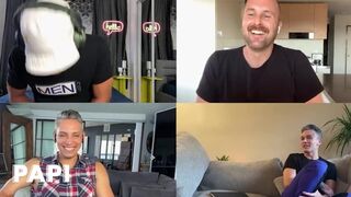 Papi - Diego Sans & Luis Rubi Watch Themselves Fuck & Review Their Scenes With The Crew Members