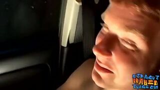 Straight thug needs to loosen up so he strokes it wildly