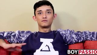 Indian dude Casey Xander enjoys his solo session time