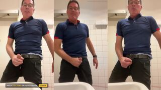 I Got Horny so I Jerked-off in the Public Restroom