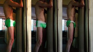 Saloh Cin Ramming His Rock Hard Cock Against A Concrete Pillar