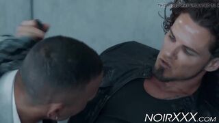 Inked Archer Croft rimmed and anal fucked by Zario Travezz