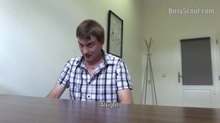 DIRTY SCOUT 148 - Young Hunk Agrees To Get His Ass Pounded For Some Extra Cash