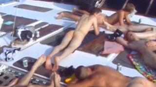 Uncut twink europeans fuck ass and swap head in outdoor orgy