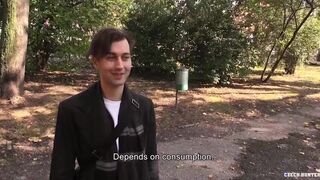 Straight Twink Takes A Big Cock In His Ass Mouth