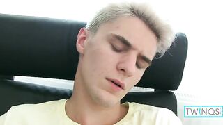 Skinny Blonde Hottie Alexander S Rubs His Boner And Fingers His Ass!