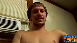 Straight friends jerking off and cumming