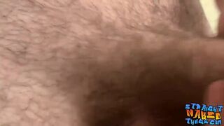 Daniel Delong wastes no time and starts jerking off his tool