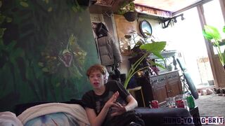 Gettin 2 know Super Fit 19yr, pop star looks, proper chav takes CUM up the arse- Unedited vid