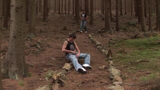 Horny guys with hard cocks love to fuck in the woods