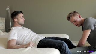 Cute Lotto Winner Has Bareback Fun w Hunk Best Friend