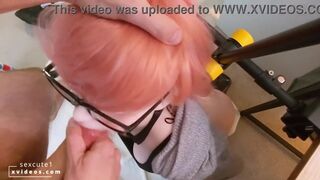 fuck sex doll with glasses