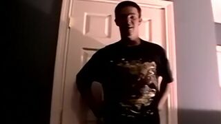 American twink Chance talks before masturbation cumshot