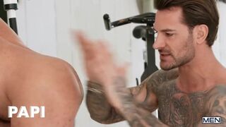 Horny Guys Papi Kocic & Giuspel Take A Break From Their Workout For A Quick Fuck At The Gym - PAPI