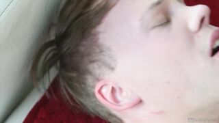 FIRST BBC! Amateur White Twink Gets Man Pussy Destroyed By Big Black Cock