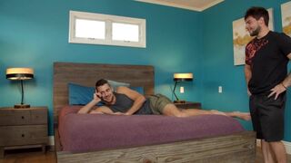 Shh! Dante Colle Blown & Fucked While On The Phone With GF