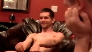 Unprotected anal stuffing with sweet amateur twink dudes