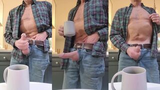 Daddy Cums in the Kitchen