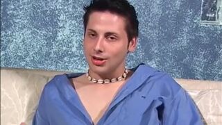 White guy sucking black cock like a champ