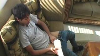 Twink Latino Remy LeBeau Beats Off