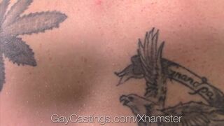 HD - Casting Amateur guy sucks first big cock on film