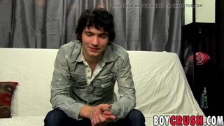 Handsome Josh Bensan fiddles ass and wanking off