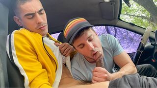 Straight Dude Isra Hell Agrees To Bang Latino Driver Jonas Matt And Take His Cock After - StepUncle