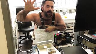 Handsome Guy Teddy Bryce Loves Leather And Cocks