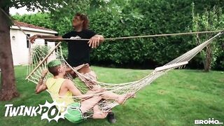 Twink Bottoms - Slim Cute Guy Charly Willinsky Gets Surprised By Muscular Bo Sinn's Massive Cock