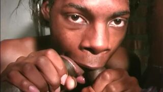 Long haired black guy gets assfucked by fellow black men