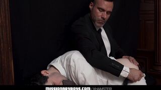 Boyz - Priest Watches A Religious Guy Jerks His Cock