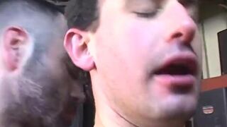 Hairy hunk Ray Dragon makes Aaron Parker cum from anal sex