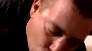 Young black jock sucked by naughty dick worshipers