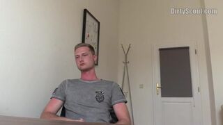 DIRTY SCOUT 130 - Blond Stud’s First Time Is Raw With A Facial In The End
